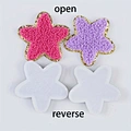 letters fabric stickers